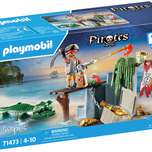 Playmobil 71473 Piraat met alligator