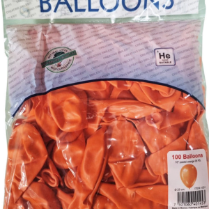 Globos ballonnen oranje zak a 100