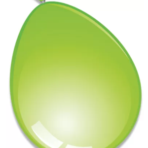Ballonnen limoengroen (Ø30cm, 10st)