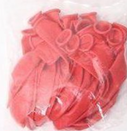 Globos Ballonnen rood 25 stuks