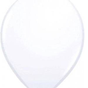 Globos Ballonnen wit 25 stuks