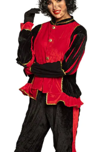 Kostuum Piet rood XXL