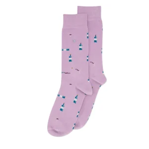 Alfredo Gonzales Sokken Wine AG-SK-WINE-01-141 LILA