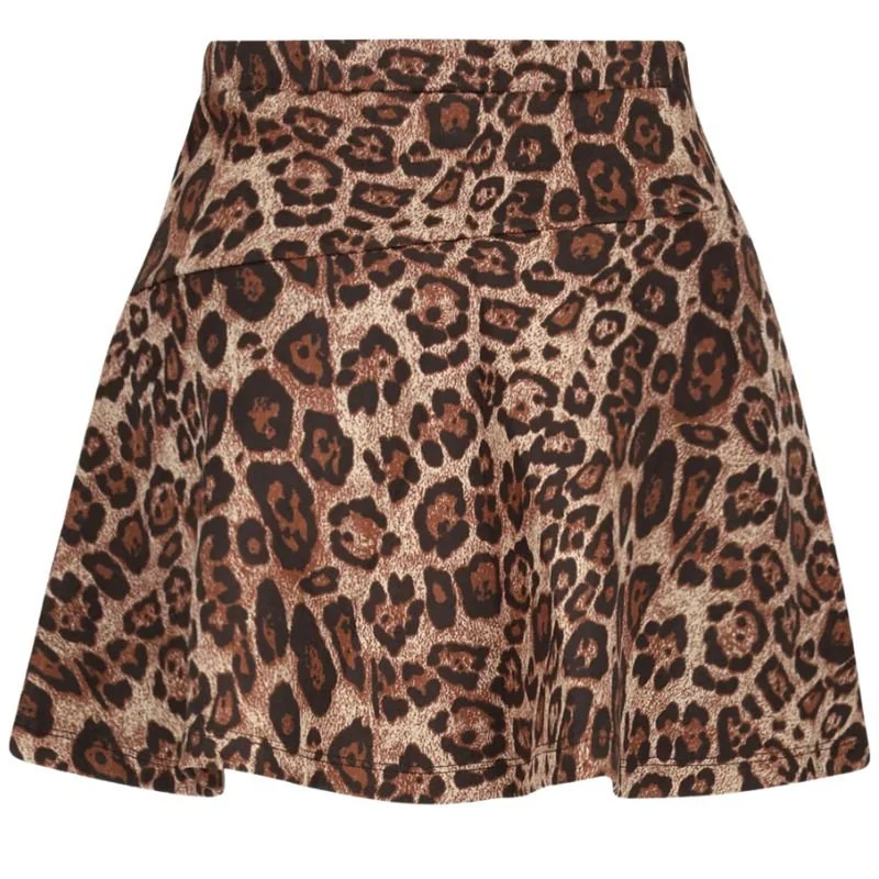 Animal geprinte ruffle rok Stine - Afbeelding 3