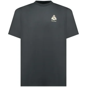 Antracietgrijs backprint t-shirt Nazuro