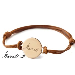 Armband met naam gegraveerd (Muntje)