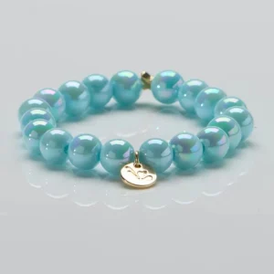 Azure Pearl parelarmband 10mm