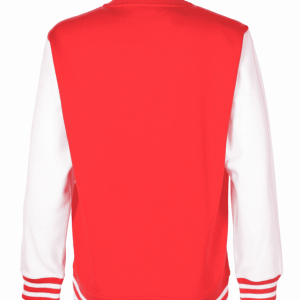 Baseball jasje met naam (rood)