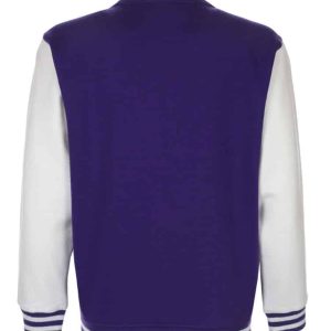 Baseball jasje met naam (paars)