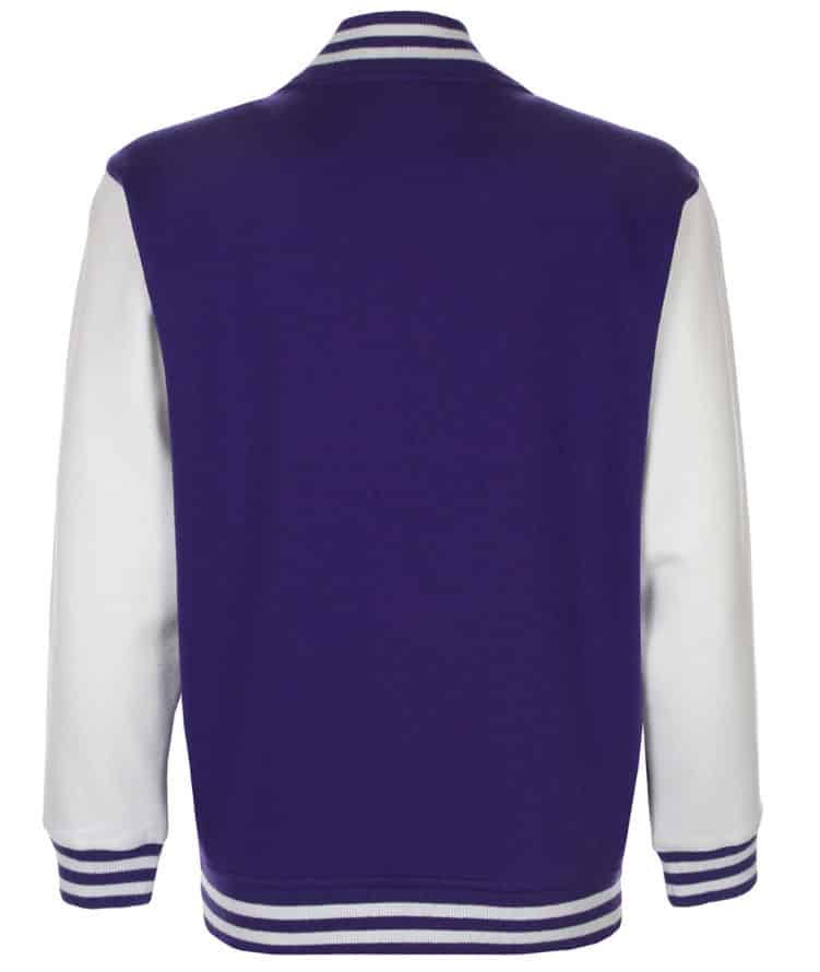 Baseball jasje met naam (paars)