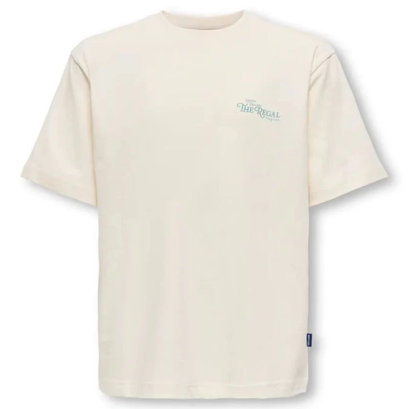 Beige backprint t-shirt Alfresco - Afbeelding 2