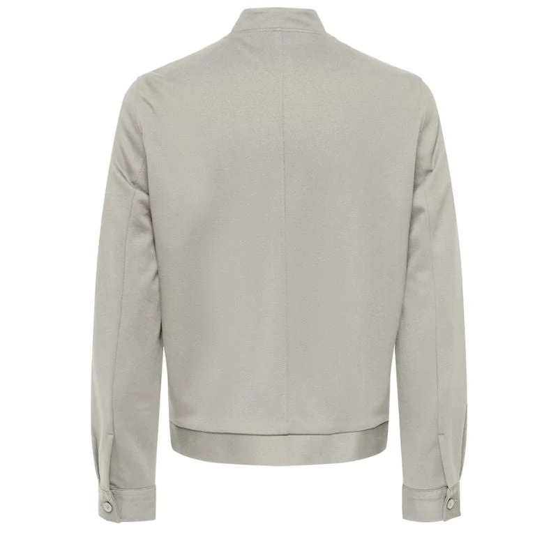 Beige baseball bomber vest Mark - Afbeelding 3