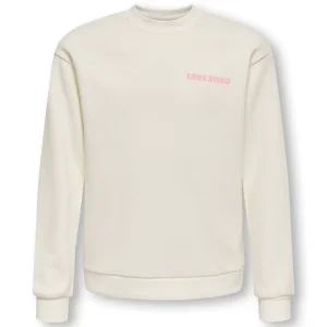 Beige boxy geprinte sweater Lovely