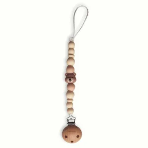 Beige clip silicone Bear