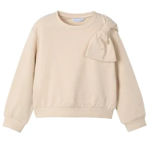 Beige gauze pullover