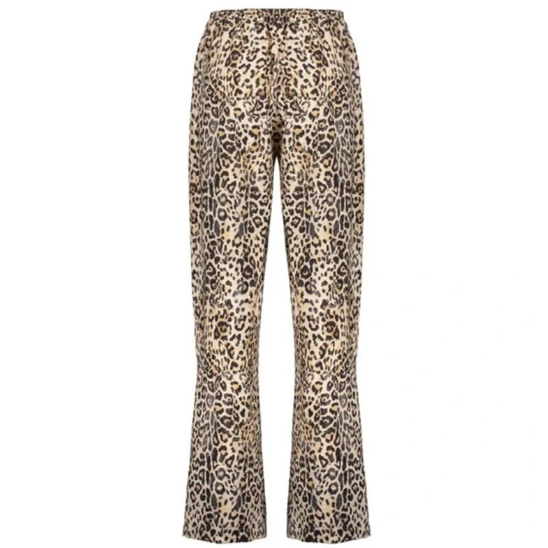 Beige geprinte broek 51232 - Afbeelding 2