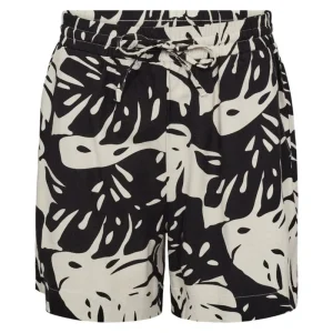 Beige geprinte short Lavisco