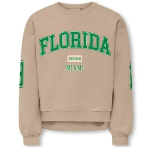 Beige geprinte sweater Victory