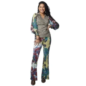 Beige geprinte top Lizzy Laredo