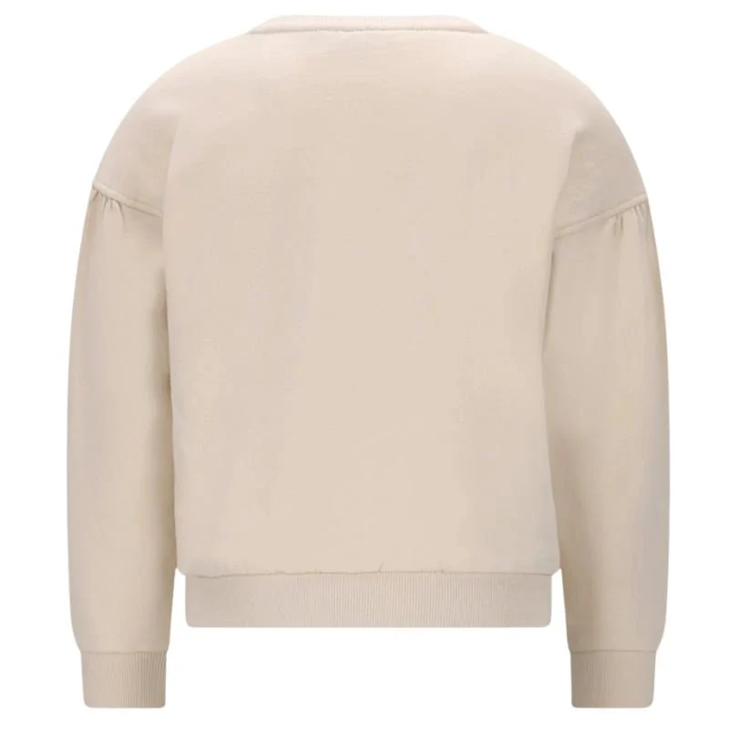 Beige kit sweater met print Danee - Afbeelding 3