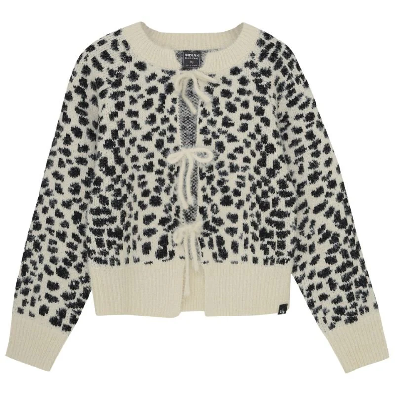 Beige knitted vest Spotty - Afbeelding 2
