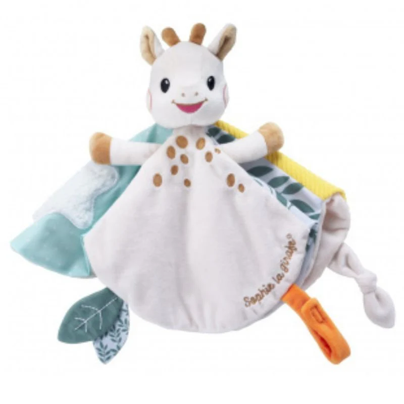 Beige knuffeldoekje Sophie de giraf
