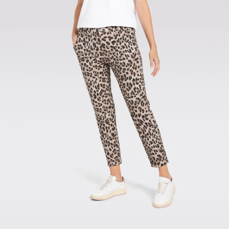 Beige leo chino Turn Up