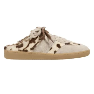Beige met offwhite sneaker Nome Cow Hair On