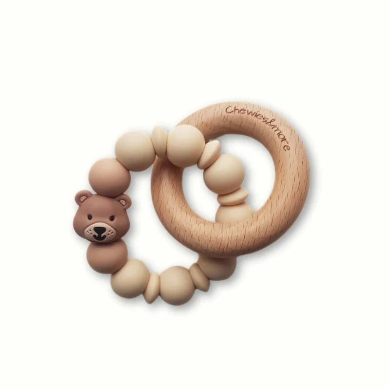 Beige mini rattle Bear Navaho