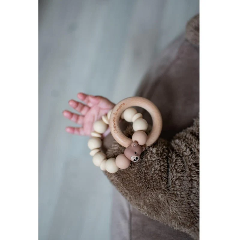 Beige mini rattle Bear Navaho - Afbeelding 3