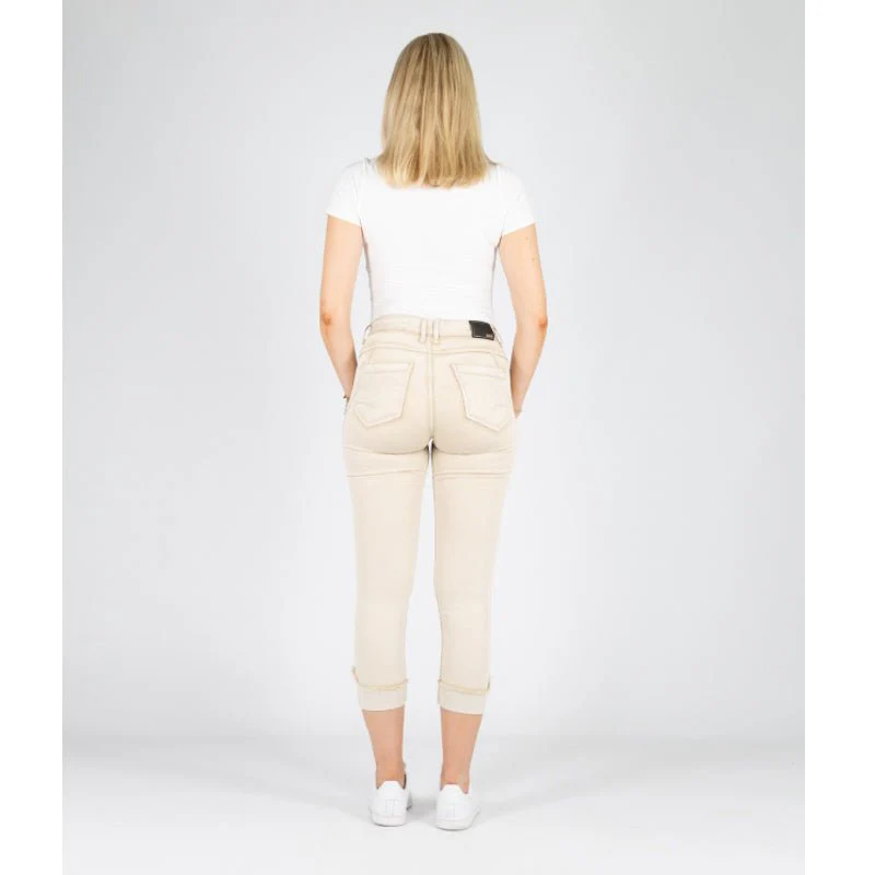 Beige regular broek Rita - Afbeelding 3