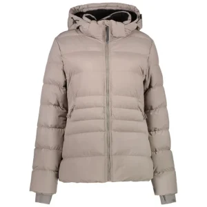 Beige short puffer jacket Moyna