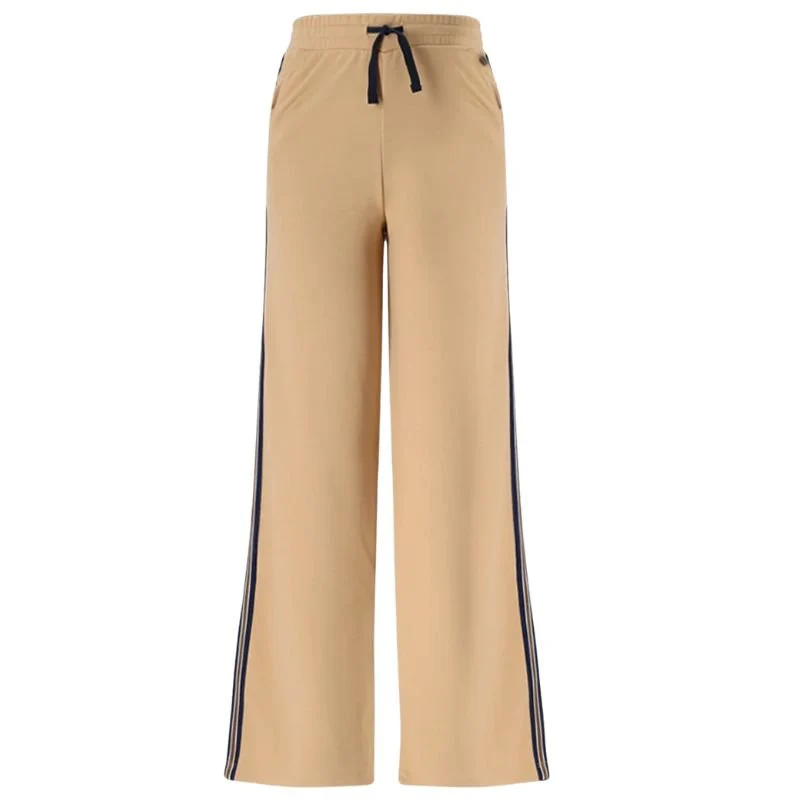 Beige sportieve broek met tape Spirit - Afbeelding 2