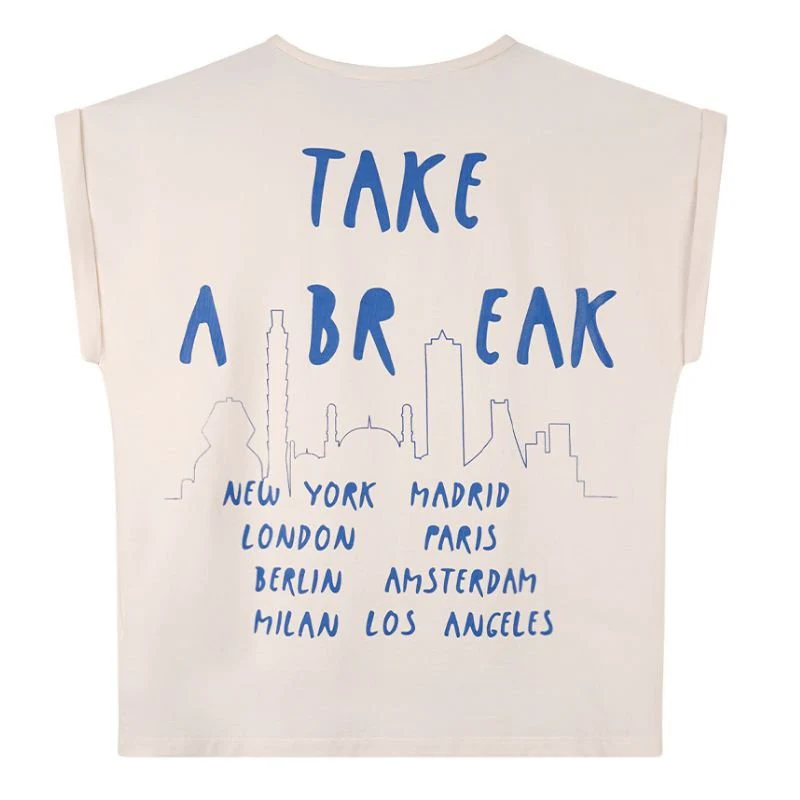 Beige t-shirt Kasis - Afbeelding 3