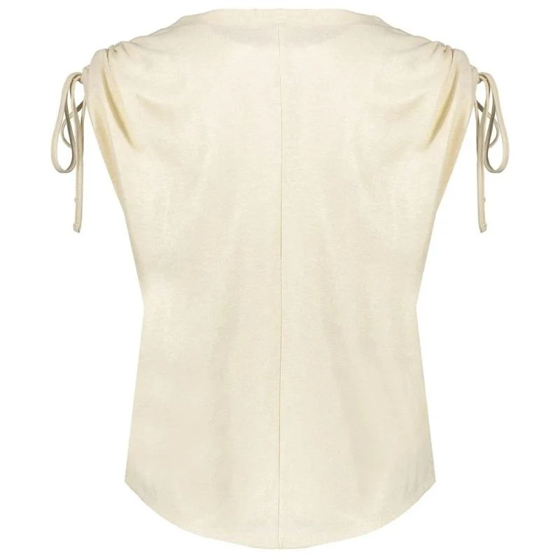 Beige top shoulder detail 52401 - Afbeelding 3