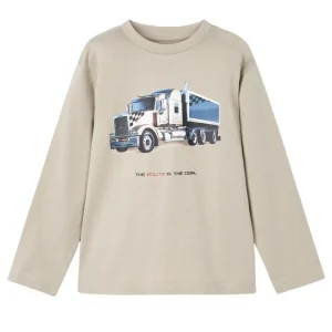 Beige truck shirt