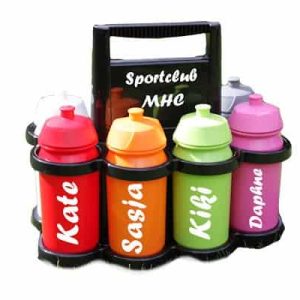 Bidonrek met naam (Inclusief bidons)