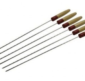 Vleespennen Deluxe verchroomd