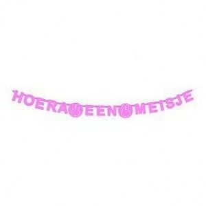 Letterslinger nijntje roze (meisje)