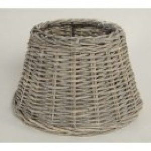 Rieten lamp kap 24Cm