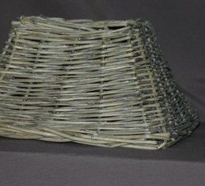 Rieten lampen kap rechthoek klein