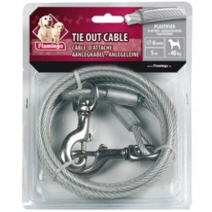 AANLEGKABEL GEPLASTIF. WIT 5M 6MM