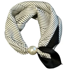 Black-white lines parel sjaaltje Chloe