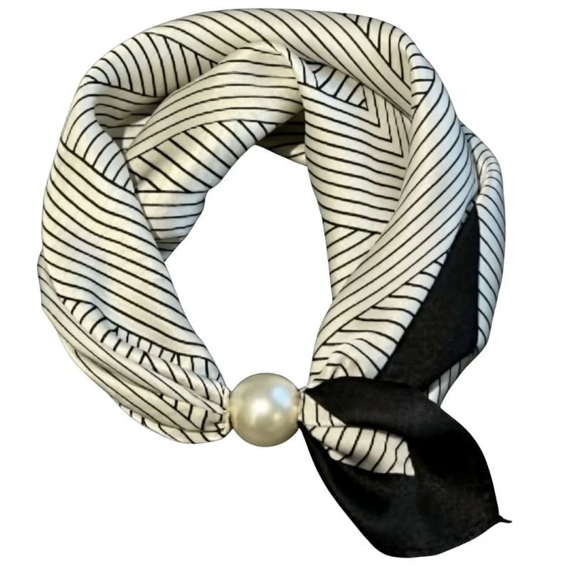 Black-white lines parel sjaaltje Chloe