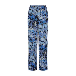 Blauw geprinte broek Lexey