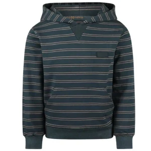 Blauw gestreepte sweater O56842