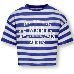 Blauw gestreepte top Olivia