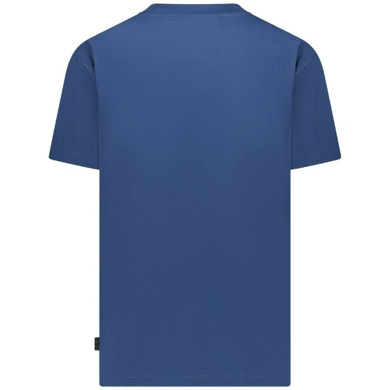 Blauw ronde hals t-shirt Keyno - Afbeelding 3