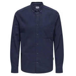 Blauw shirt Gudmund