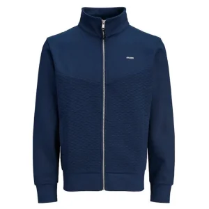 Donkerblauw zipper vest Bluefrankie